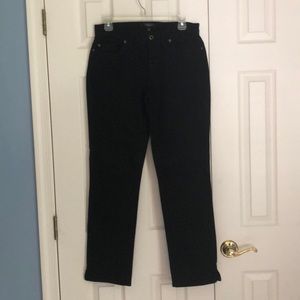 Talbot’s straight cut black jeans